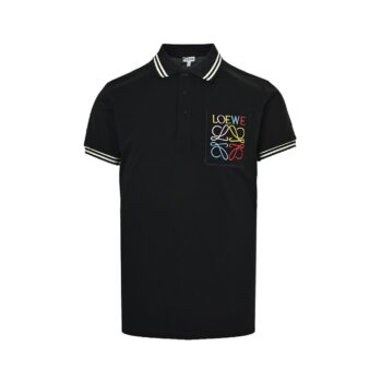 25ss pocket color embroidered Polo short sleeved shirt
