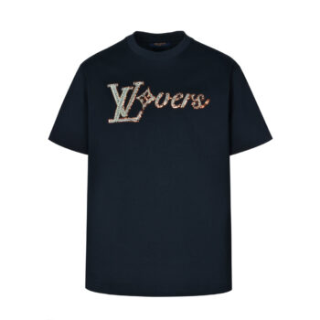 25ss Sequin embroidered short sleeves