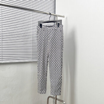 jacquard logo trousers