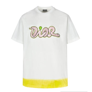 25SS Co-branded Year of the Snake graffiti embroidered short sleeves