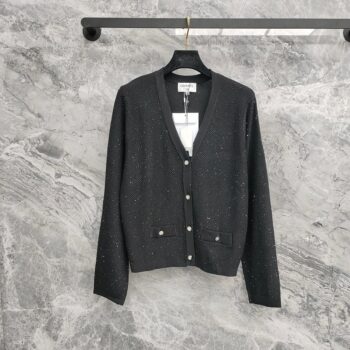Presbyopic logo zipper wool jacket! Reversible