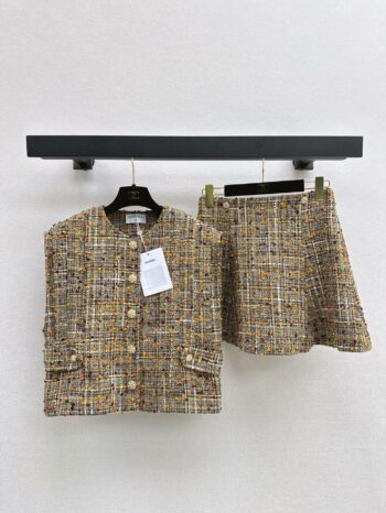 Celebrity style tweed suit