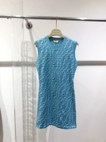 Full logo camisole skirt