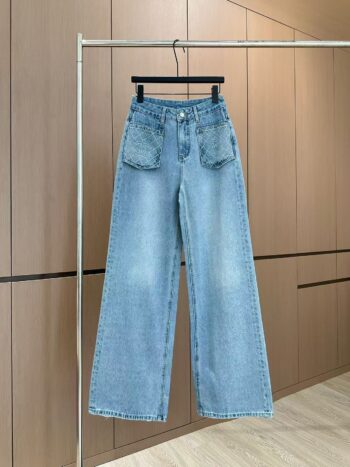 25SS Heavy Industry Hot Diamond Flip Bag Jeans