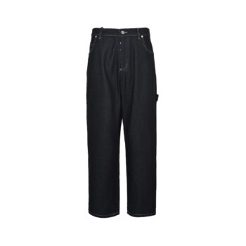 Series embroidered denim trousers
