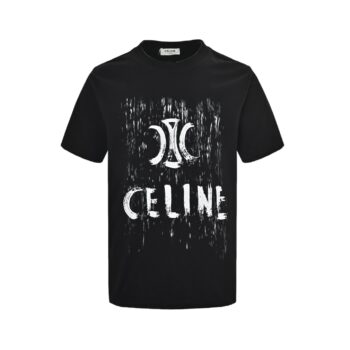 25ss Distressed logo print short sleeves