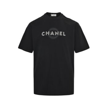 25ss pearl circle letter logo short sleeves