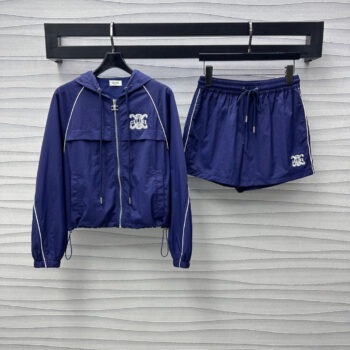 Nylon hooded suit