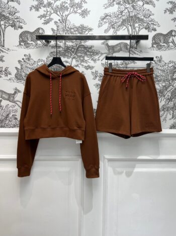 Hooded Short Sweatshirt + Shorts