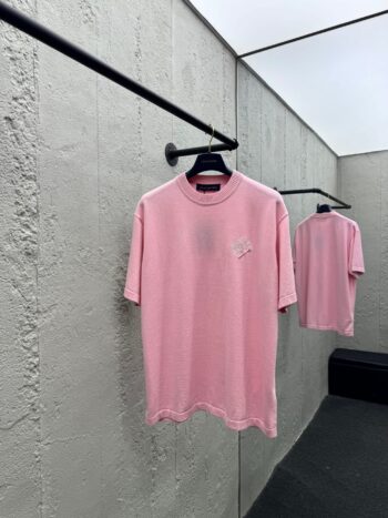 neon pin signature knitted t-shirt