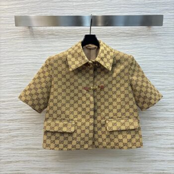 Lapel short sleeves