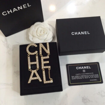 letters diamond earrings