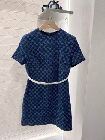 25ss new style  Belt denim skirt