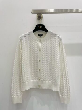 3D Cable Long Sleeve Cardigan