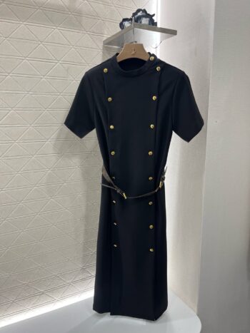 25SS New Arrival 2025SS Belted Double Breasted Dress