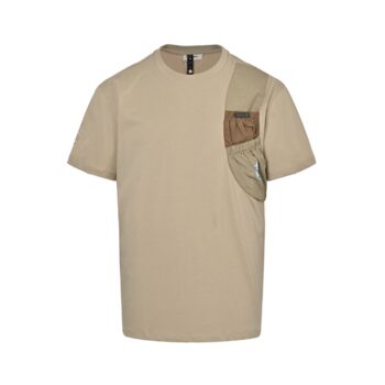 25SS Pocket decoration patchwork short sleeves