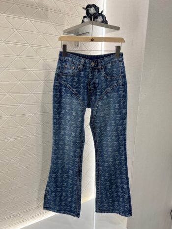 Laser  jeans pants.