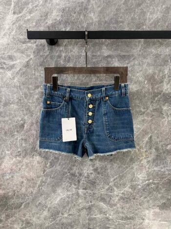 25 New Retro Enzyme Washed Denim Shorts