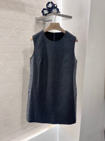 25 Straight Ribbon Vest Dress