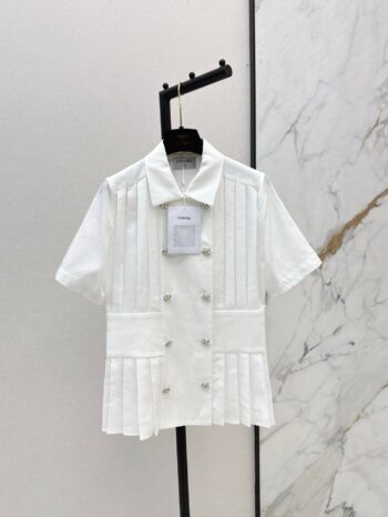 25 Spring and Summer Latest Pleated Waist Temperament Commuter Shirt