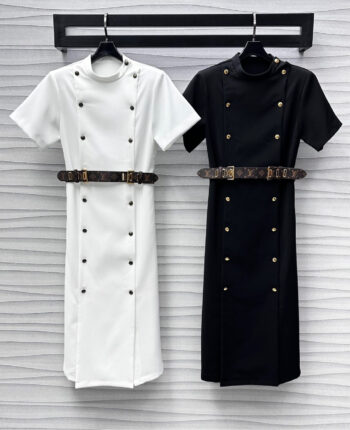 25 New Arrivals Double-breasted Belt Dress