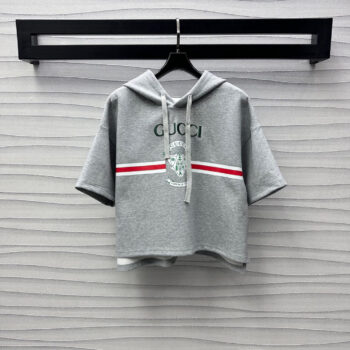 25 New Arrivals Hooded Short Sleeve Sweatshirt
