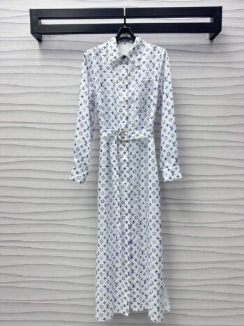 25 New Arrivals Printed Belt Shirt Dress