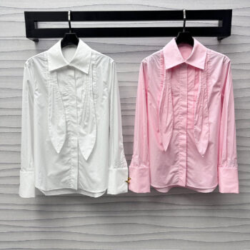 25 New Arrivals Lace-up Accordion Shirt