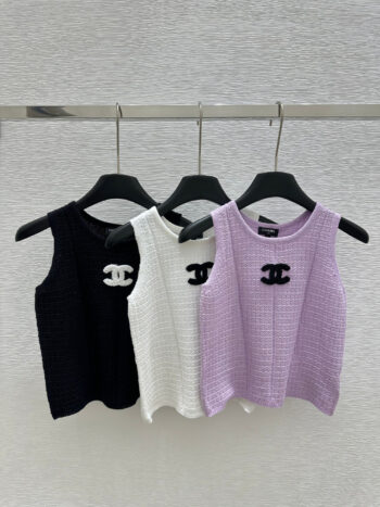 Logo Knitted Tank Top