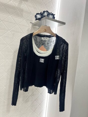 25SS  New Arrival Suspenders with Knitted Long Sleeves