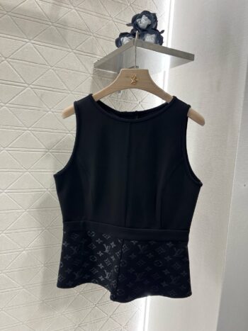 25SS New Sleeveless Waist Suit Cotton Material