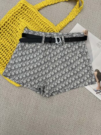 25 New Spring and Summer Jacquard Denim Shorts