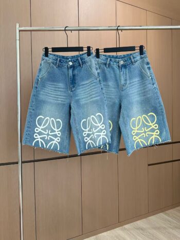 5 popular goddess style five-point raw edge jeans