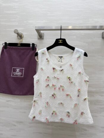 25ss new Hollow lace vest