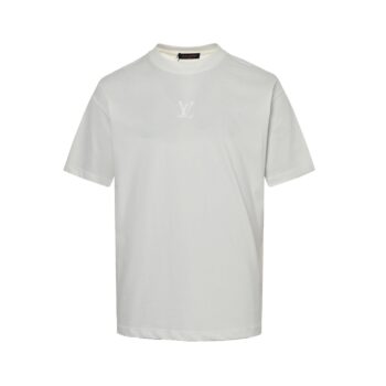 25ss front and rear logo 3D laminated short sleeved shirt