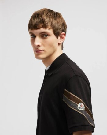 25ss cuff webbing Polo short sleeved shirt