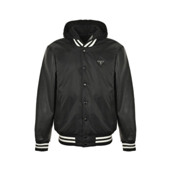 Nylon bomber jacket