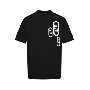 25SS Personalized F-letter printed short sleeved shirt