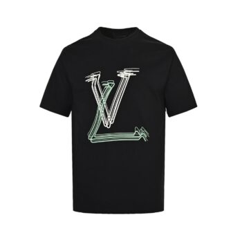 25ss line logo printed short sleeved shirt