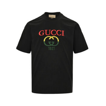 25ss embroidered letter logo short sleeves