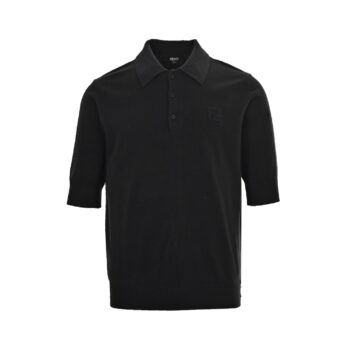 25ss FF embossed knitted polo short sleeve