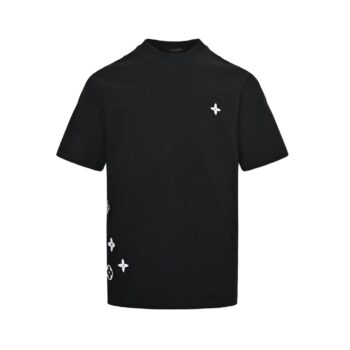 25ss Embroidered monogram short sleeves