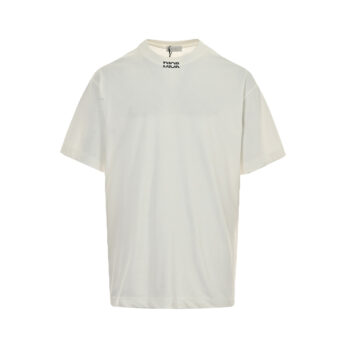 25ss Short sleeves with letter embroidery on neckline