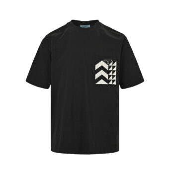 25ss Pocket embroidered triangle short sleeves