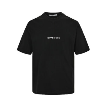 25ss Short sleeves with cross print on the back