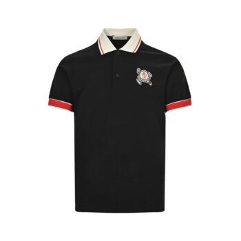 Running Man embroidered short sleeves