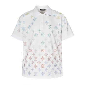25ss new rhinestone polo