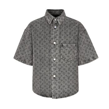 25ss  jacquard denim shirt